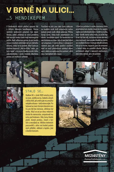 V Brně na ulici — …s hendikepem