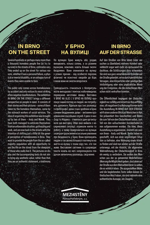 V Brně na ulici — EN · UK · DE